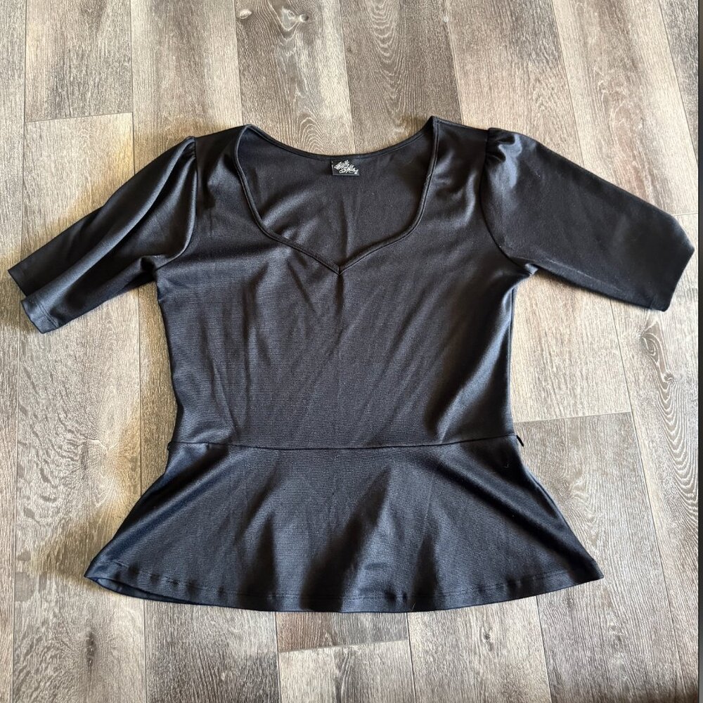Rock Steady peplum top